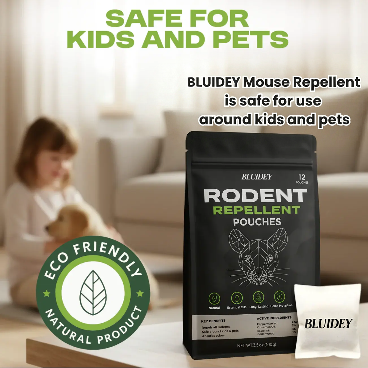 Rodent Repellent Pouches