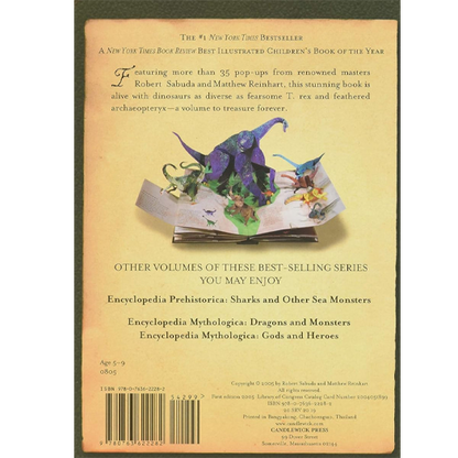 🦖3D Encyclopedia Prehistorica Series🦈Dinosaurs + Sharks & Sea Monsters — Pop-Up Book